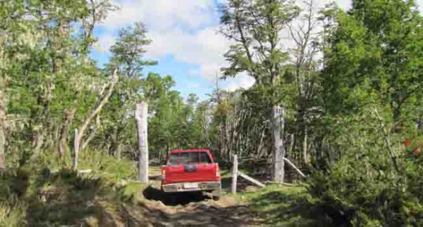 Acceso sur Parque Nacional Nahuelbuta