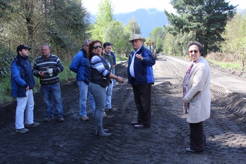Pucón: Comienzan trabajos de mejoramiento en el acceso de Villa Cordillera